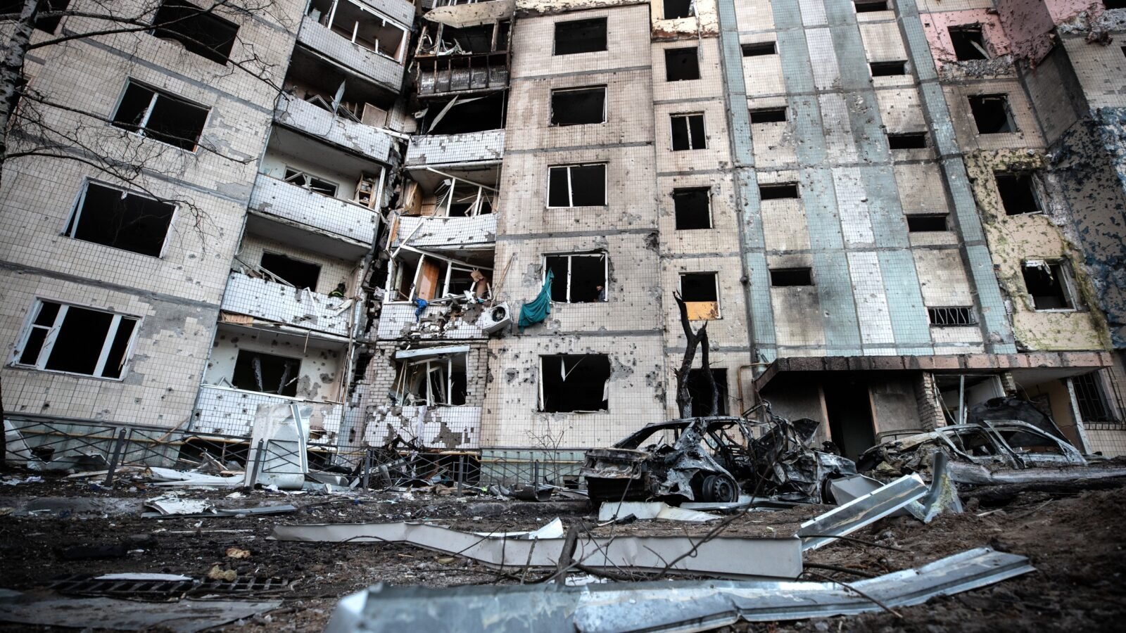 Thematic lead image: damaged building — Ukraine's Air Defence Shortfalls: The Strategic Implications of Diminishing Capability | National Times