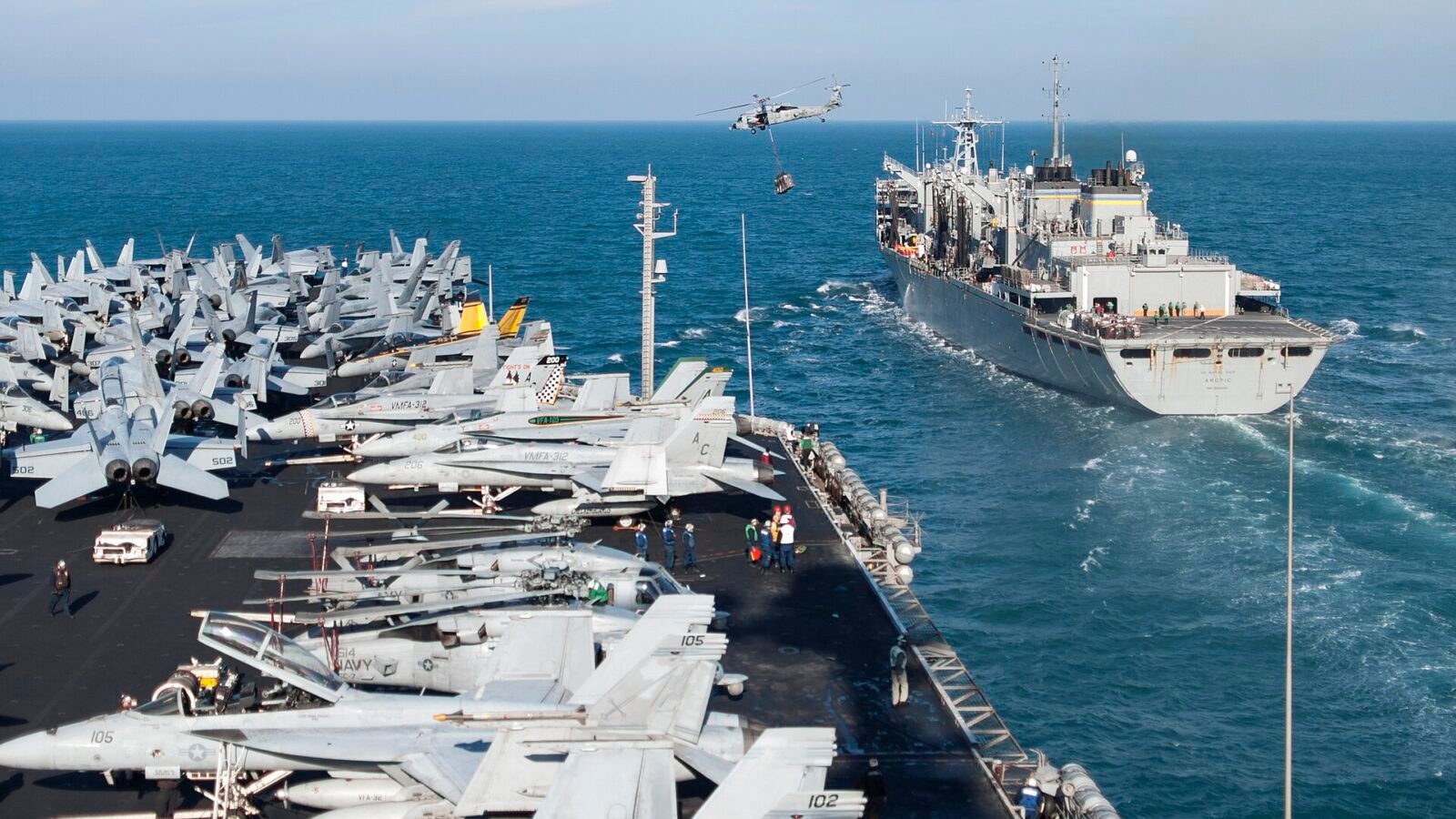 Thematic lead image: US aircraft carrier deployment — Carrier deployments expose US naval force posture dilemmas | National Times