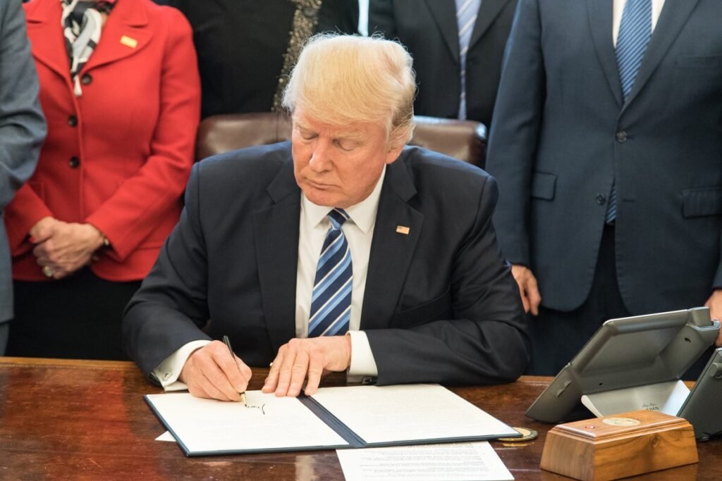 Thematic lead image: presidential executive order — Trump's Vaccination Order: A Strategic Play Beyond Public Health | National Times