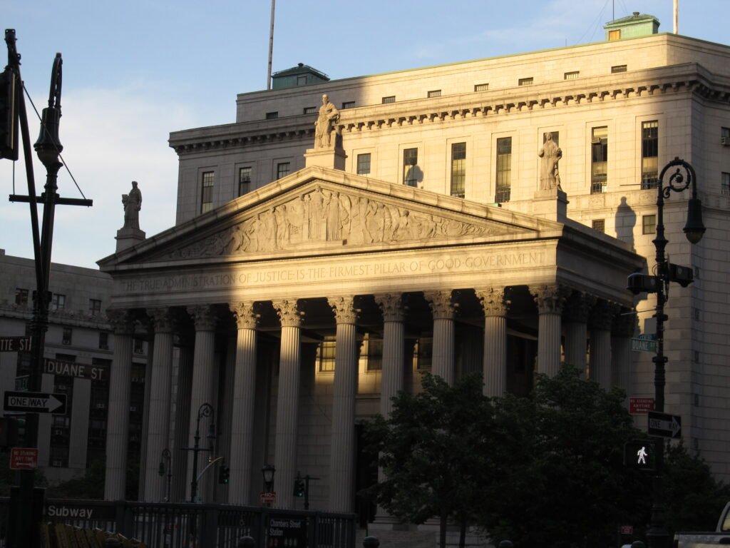 Thematic lead image: scales of justice courthouse — US Executions: A Sub-National Anomaly in a Shifting Global Trend | National Times