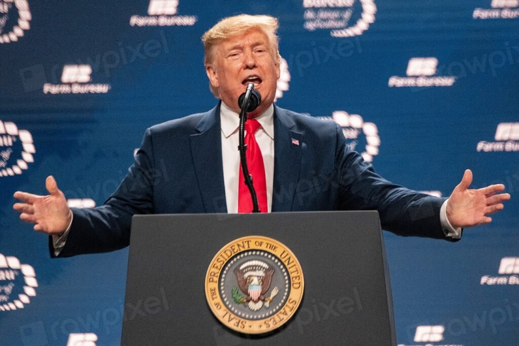 Thematic lead image: Donald Trump speech — Trump's Third Term: A Legal Impossibility or a Strategic Provocation? | National Times