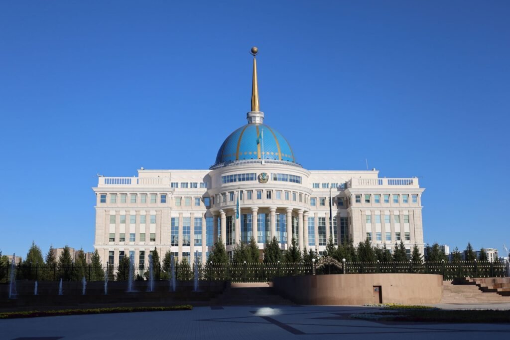 Thematic lead image: presidential palace, government — Karin's Elevation: Kazakhstan's Succession Dynamics Under Scrutiny | National Times