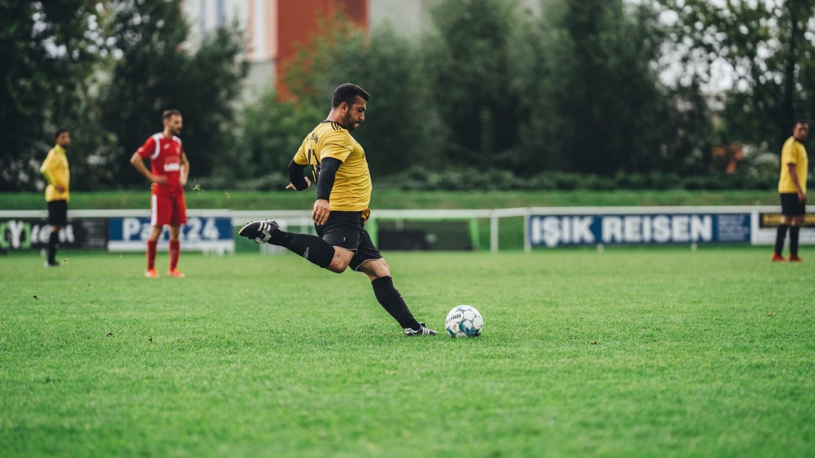 Thematic lead image: football stadium action — Salah Disallowed Goal: A Precedent for VAR Scrutiny in Turkish Football | National Times