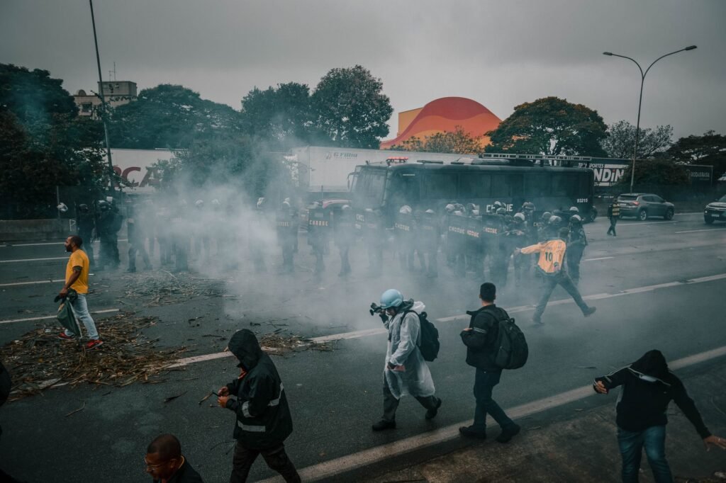 Thematic lead image: protest, crowd control, youth — India's Protest Crackdown: A Strategy of Containment, Not De-escalation | National Times