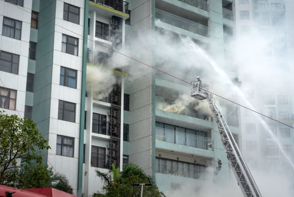 Thematic lead image: hospital fire aftermath — Locked Ward or Guarded Access: Pakistan Hospital Fire Aftermath Raises Questions | National Times