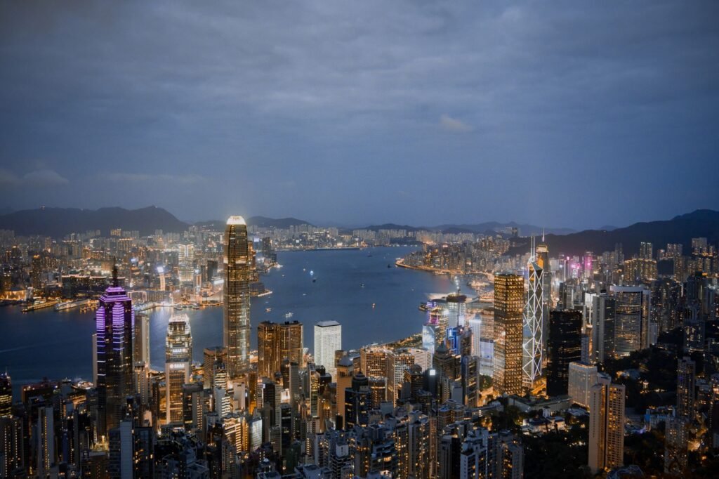 Thematic lead image: city skyline financial district — Hong Kong's Tax Concessions: A New Financial Centre Equilibrium by 2030? | National Times