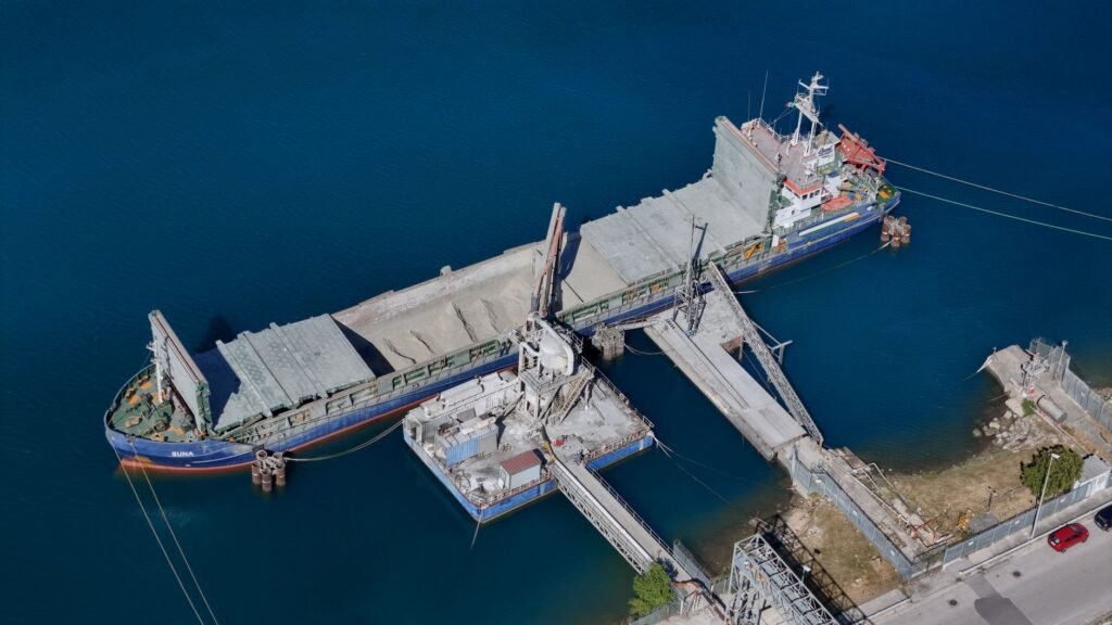 Thematic lead image: grain terminal, shipping, port — Black Sea Grain Attacks: Escalation Risks Reshape Global Food Security | National Times