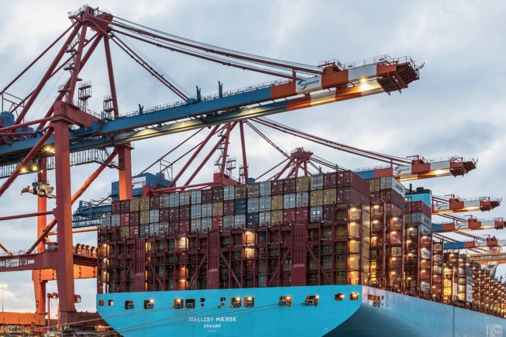 Thematic lead image: shipping containers port — Moscow's Seizure Threat: Escalation or Empty Rhetoric? | National Times