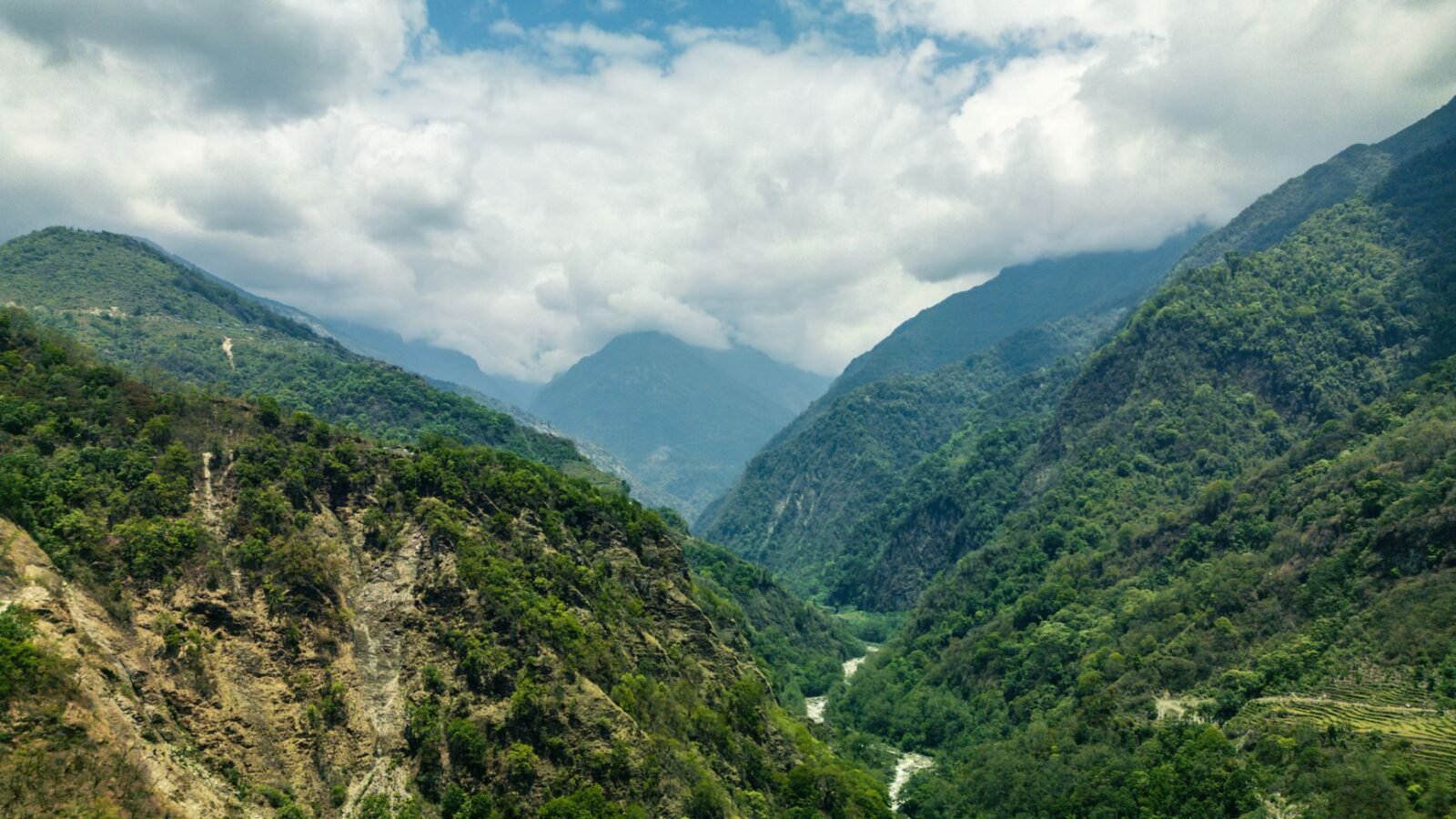 Thematic lead image: Himalayan flash flood aftermath — Himalayan Flash Floods Expose Geopolitical Fault Lines | National Times