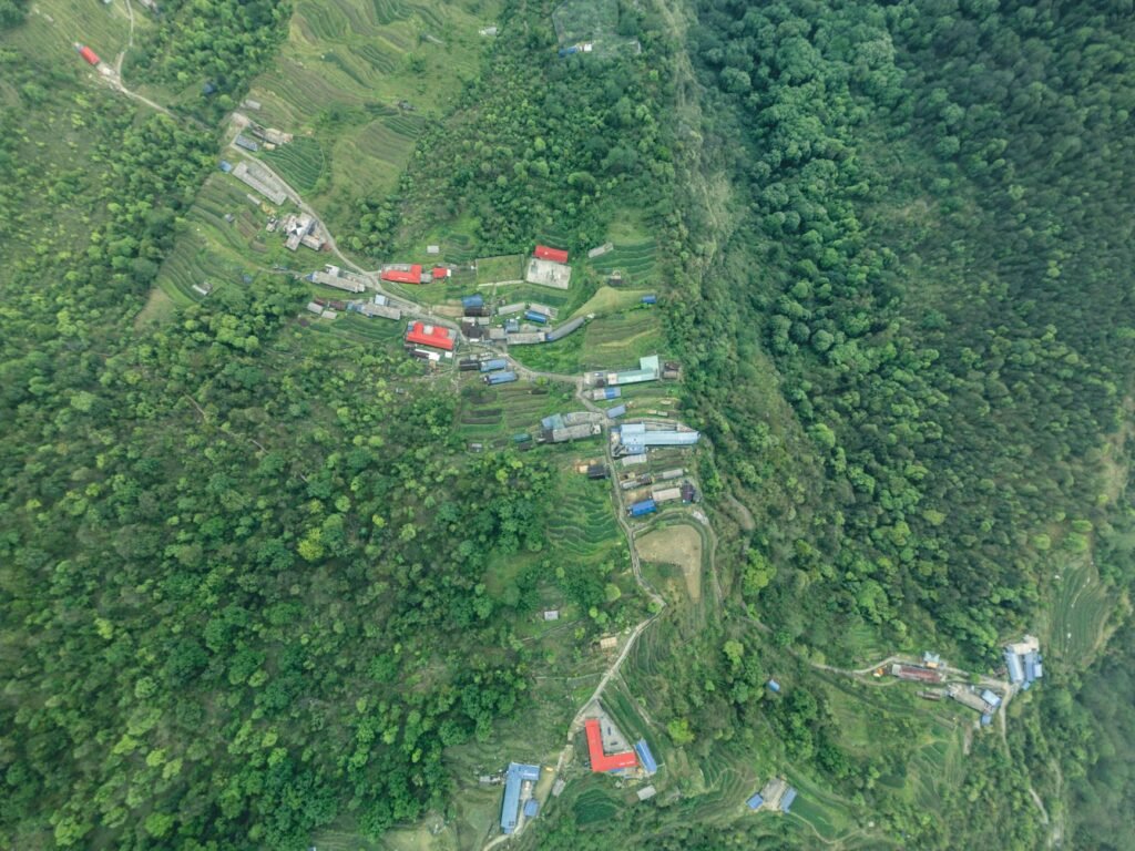 Thematic lead image: flood aftermath, mountain landscape — Nepal-Tibet floods: A test of regional disaster response and climate adaptation | National Times