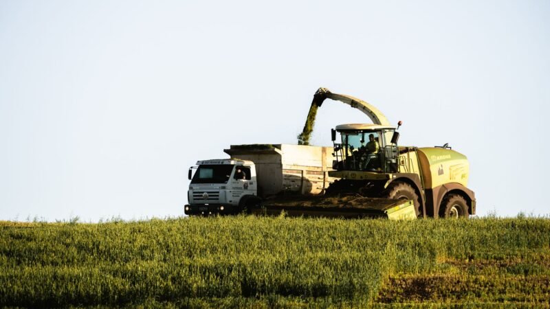 Thematic lead image: harvesting crops, oil barrels — Geopolitical Oil Shocks Threaten Global Food Security to 2030 | National Times