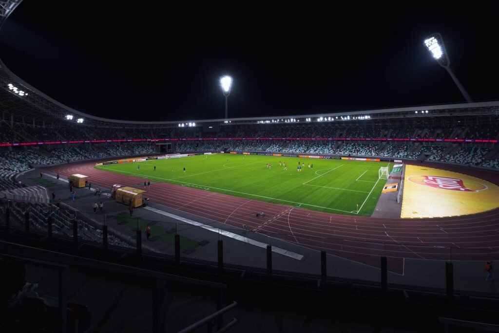 Thematic lead image: football stadium, trophy — Arsenal's Community Shield Victory: A Harbinger for 2030 Premier League Dynamics? | National Times