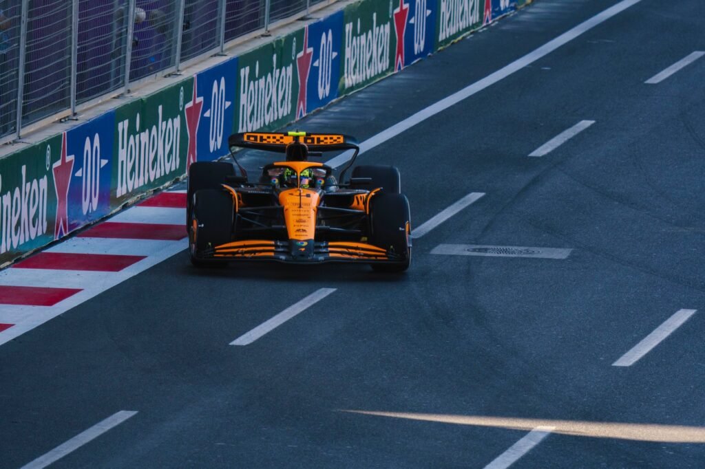 Thematic lead image: Formula One race car — Norris's McLaren Extension: A Litmus Test for F1's Competitive Future | National Times