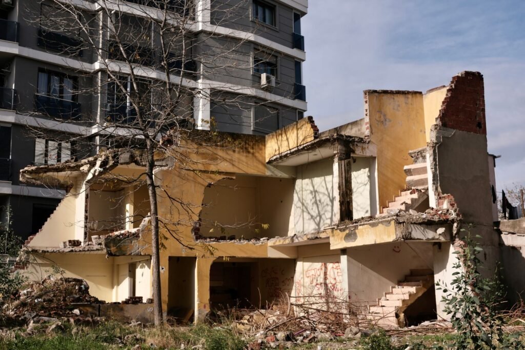 Thematic lead image: destroyed urban landscape — War's Shadow: Gaza Incidents and the Future of International Law | National Times