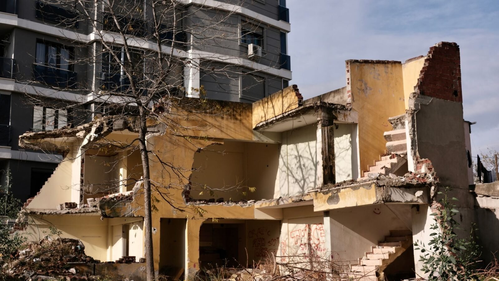 Thematic lead image: destroyed urban landscape — War's Shadow: Gaza Incidents and the Future of International Law | National Times