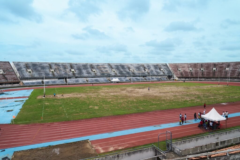 Thematic lead image: track and field stadium — Zurich Diamond League Records Signal Broader Athletic Performance Shifts | National Times