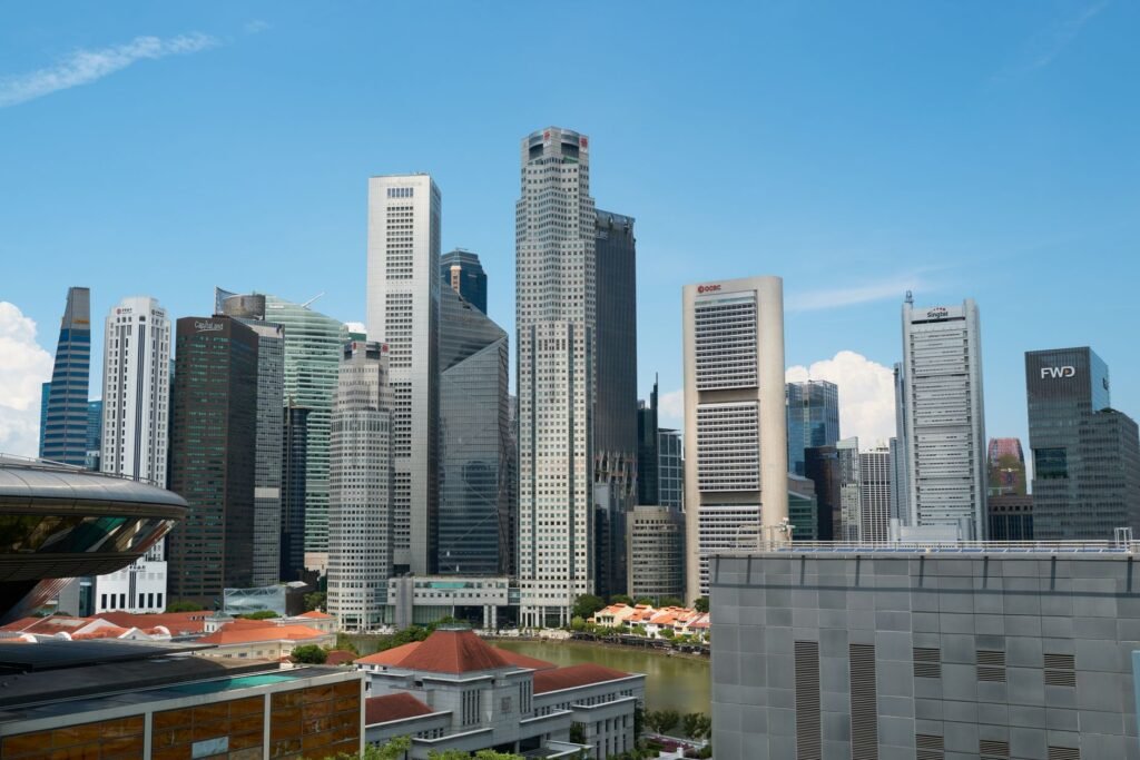 Thematic lead image: financial district, skyline, stability — Singapore's 'Goldilocks' Rally: A Test Case for Global Equities | National Times