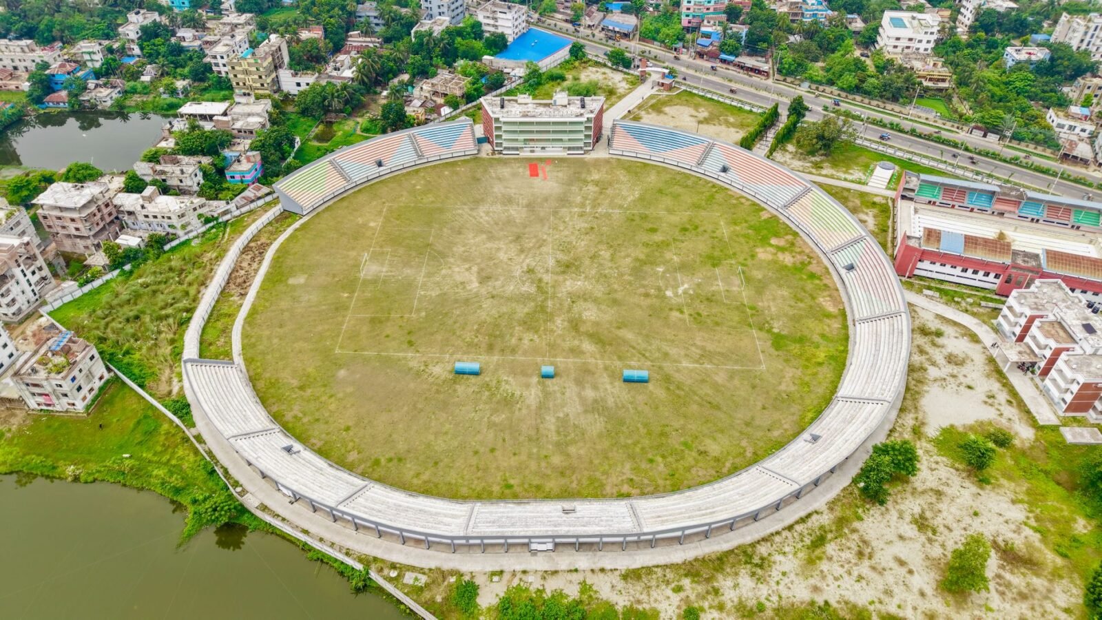 Thematic lead image: political turmoil, cricket stadium — Cricket series threat exposes deeper Bangladesh-India political friction | National Times