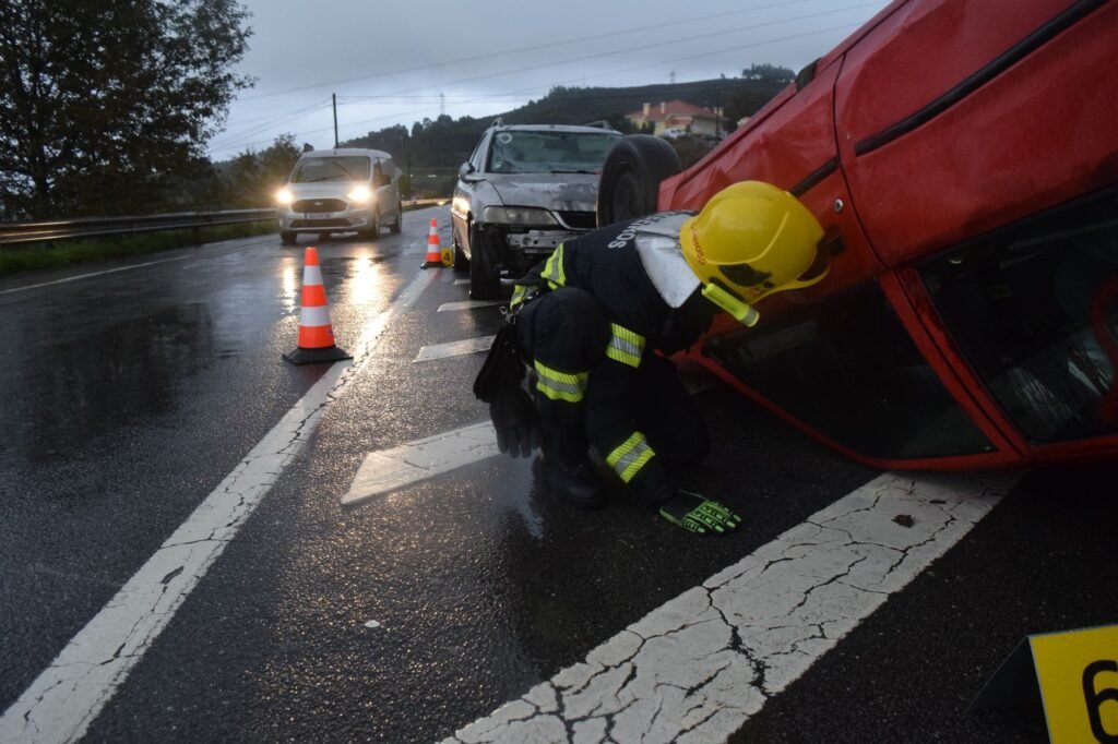 Thematic lead image: overturned bus, emergency services — Polish Bus Crash in Hungary Exposes Cross-Border Regulatory Gaps | National Times