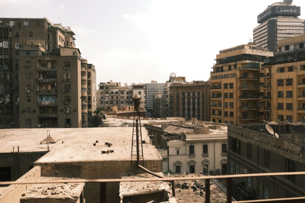 Thematic lead image: financial district, bank — Banque Misr Sanctions Signal US Pressure Beyond Iran | National Times