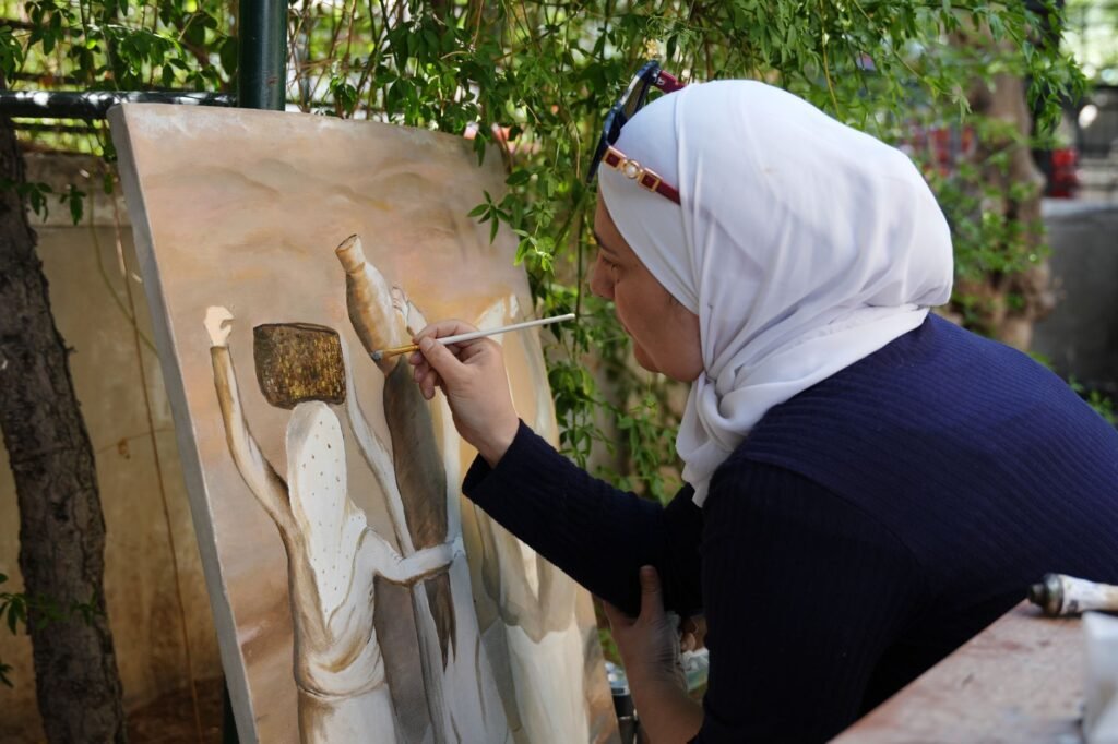 Thematic lead image: Palestinian art, resistance — Sliman Mansour's legacy: Art as a challenge to geopolitical redefinition | National Times