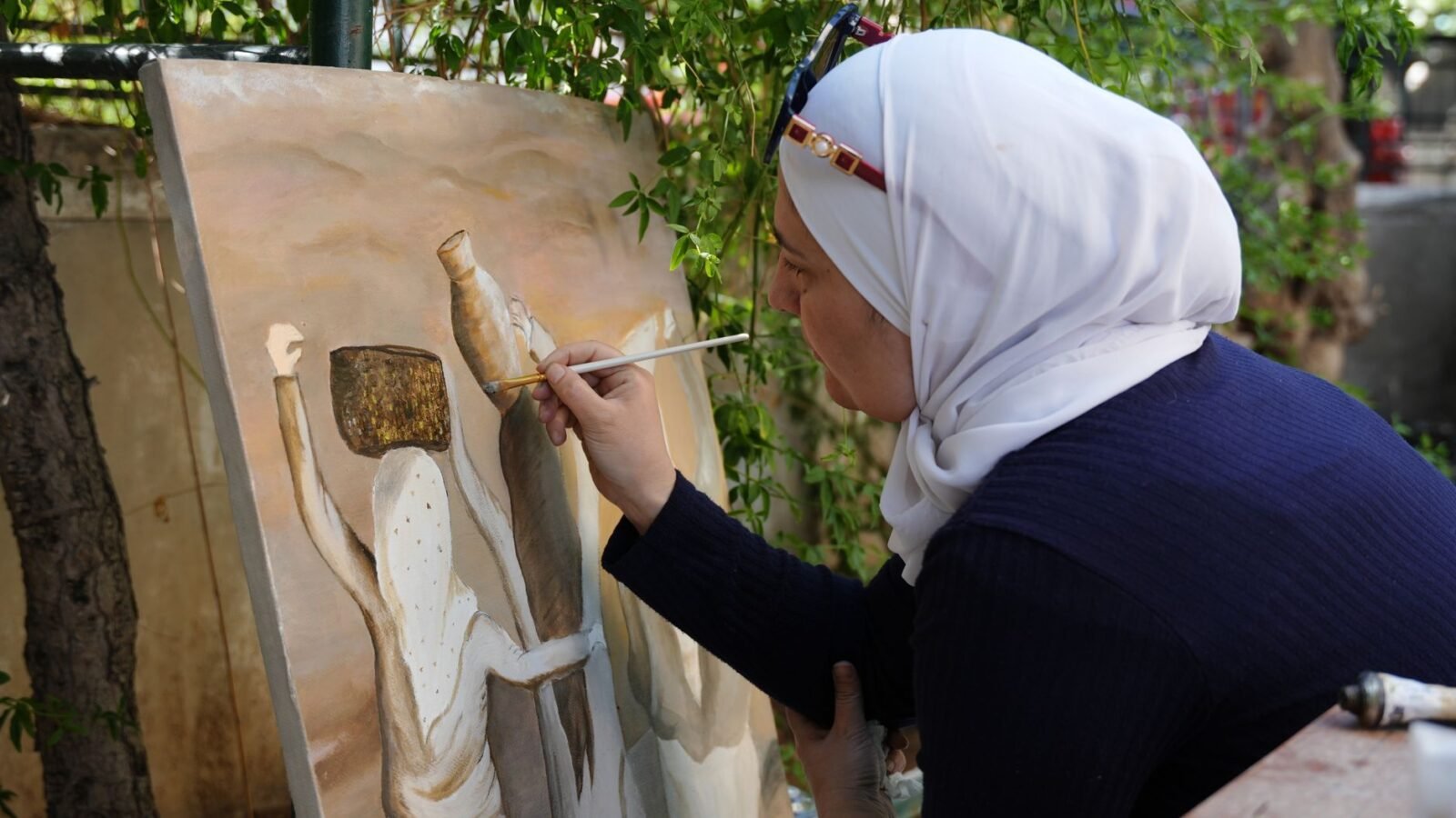 Thematic lead image: Palestinian art, resistance — Sliman Mansour's legacy: Art as a challenge to geopolitical redefinition | National Times