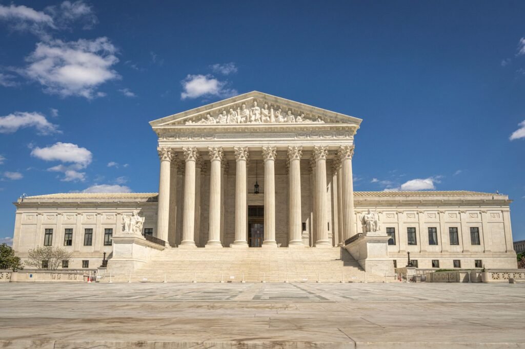 Thematic lead image: federal building, government, justice — Civil Rights Enforcement: The Unseen Erosion of Federal Oversight | National Times
