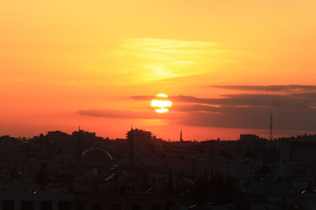 Thematic lead image: Gaza cityscape at dusk — Gaza's Future: Contested Sovereignty and Enduring Enclave Dynamics to 2030 | National Times