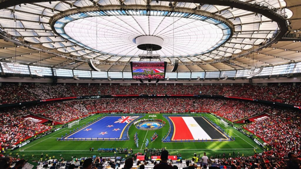 Thematic lead image: football stadium — New Zealand's FIFA Divergence Signals Deeper Fissures | National Times