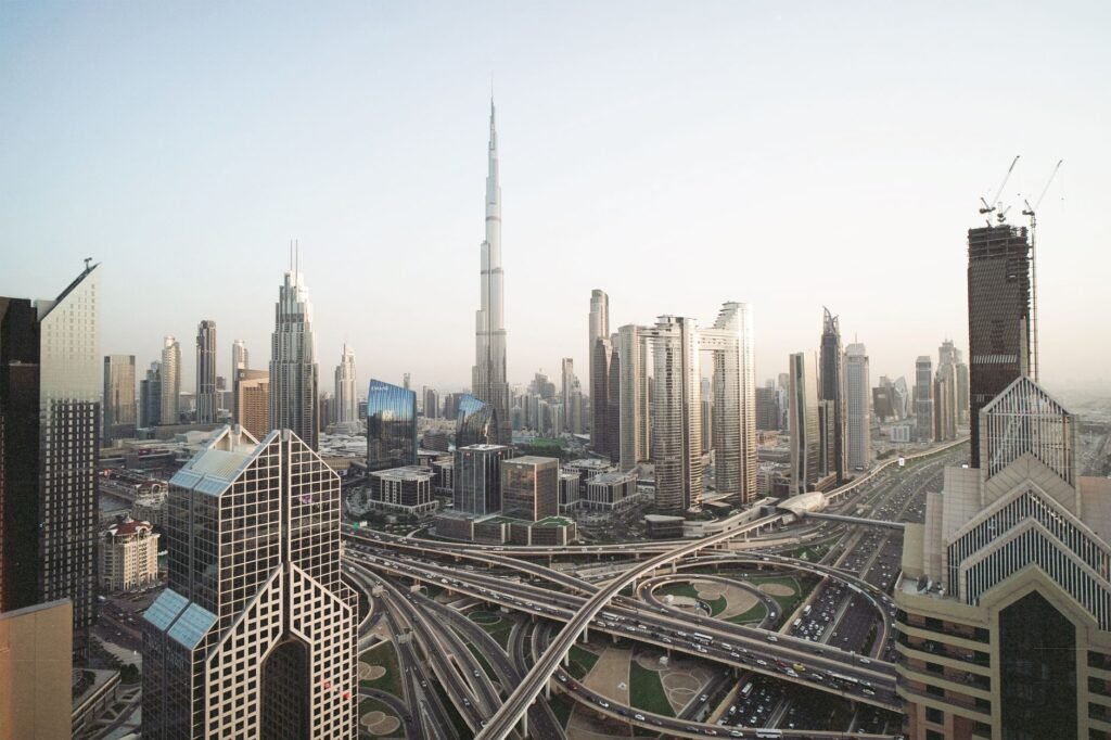 Thematic lead image: skyline, media, global finance — Beyond the Gulf's Media Ambition: What Does 'MEA' Actually Signify? | National Times