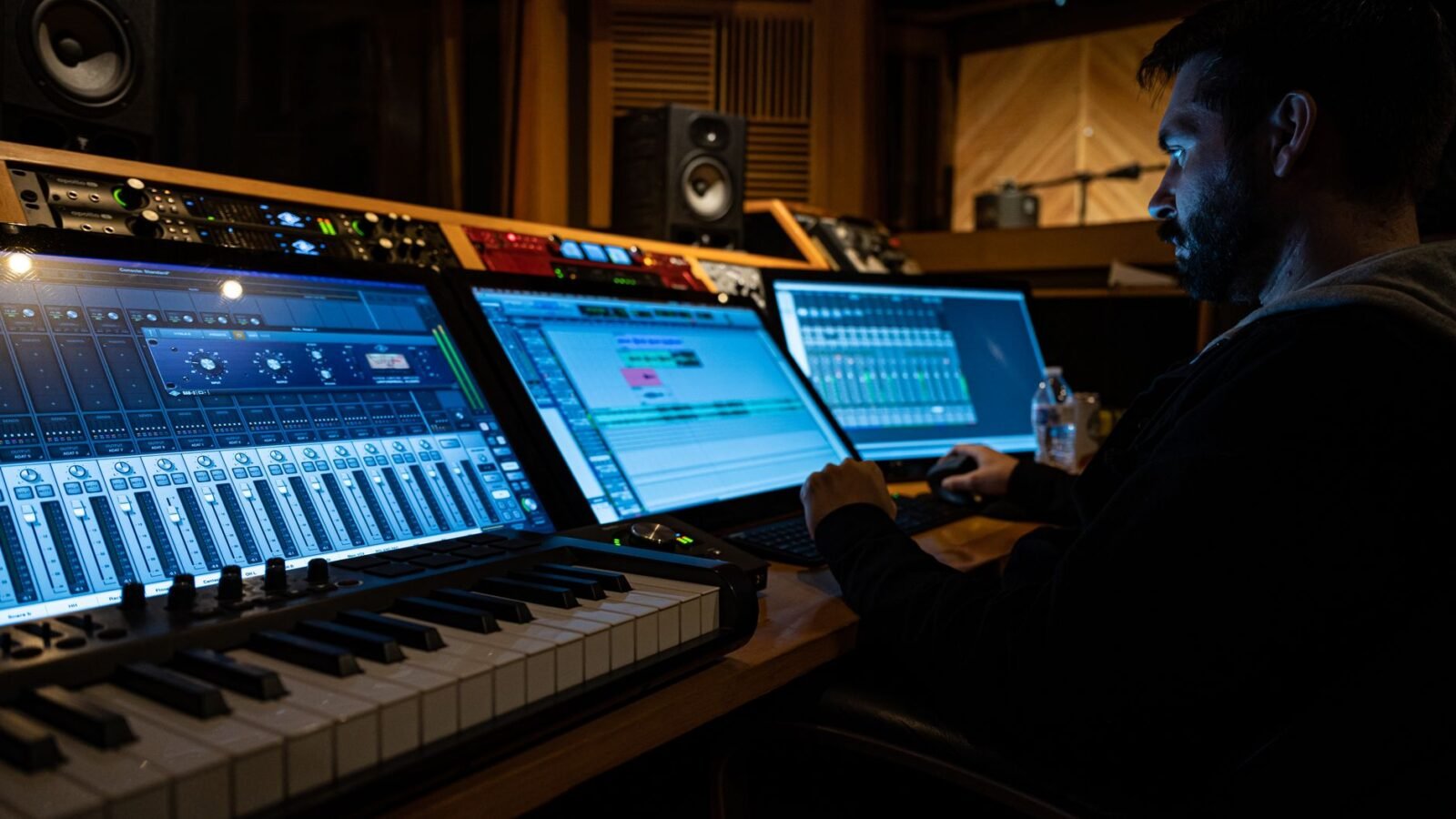 Thematic lead image: music production, electronic music, sound engineering — William Orbit's Enduring Influence on Pop Production's Future Trajectory | National Times