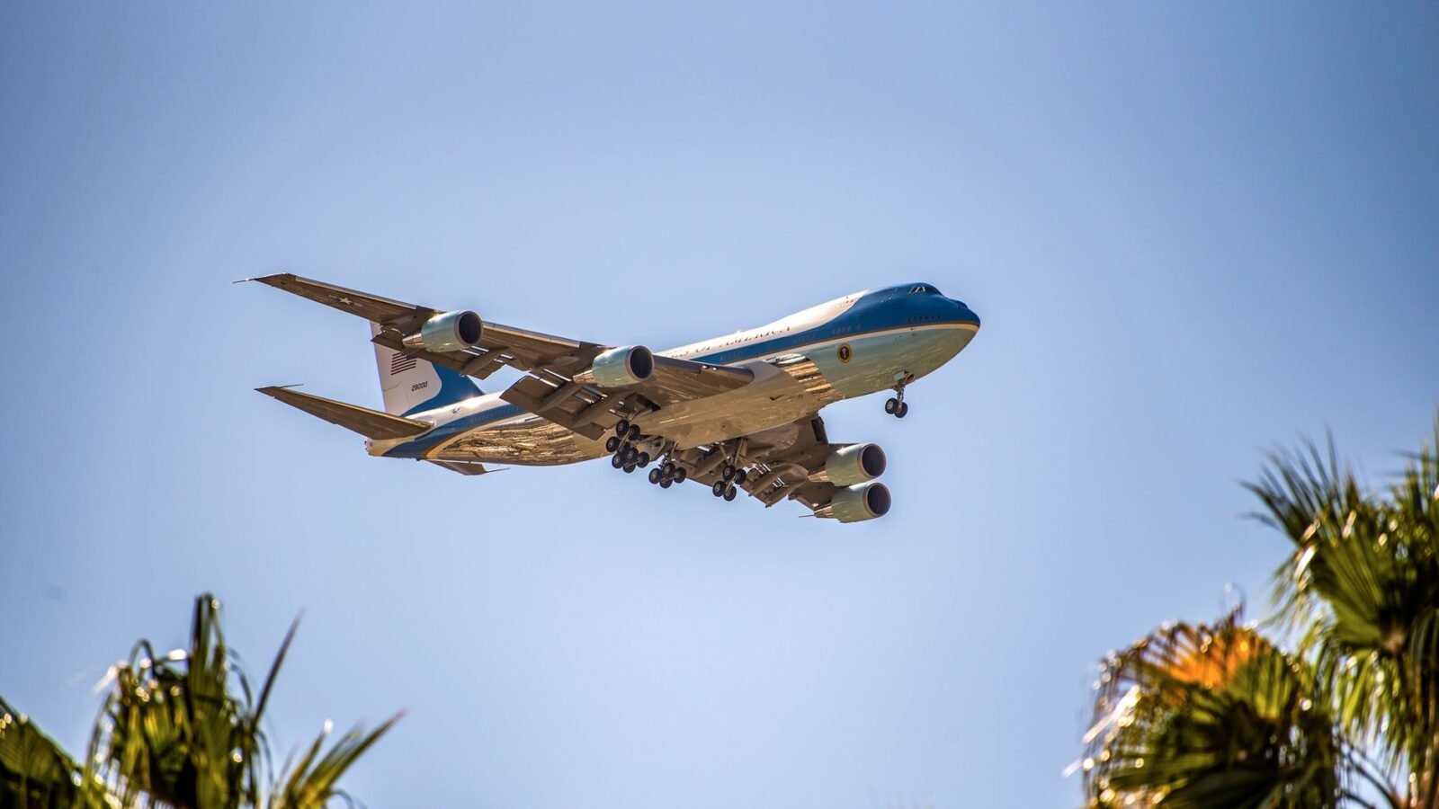 Thematic lead image: presidential plane, security — Trump's Covert Departure From NATO Summit Signifies Deeper Security Concerns | National Times