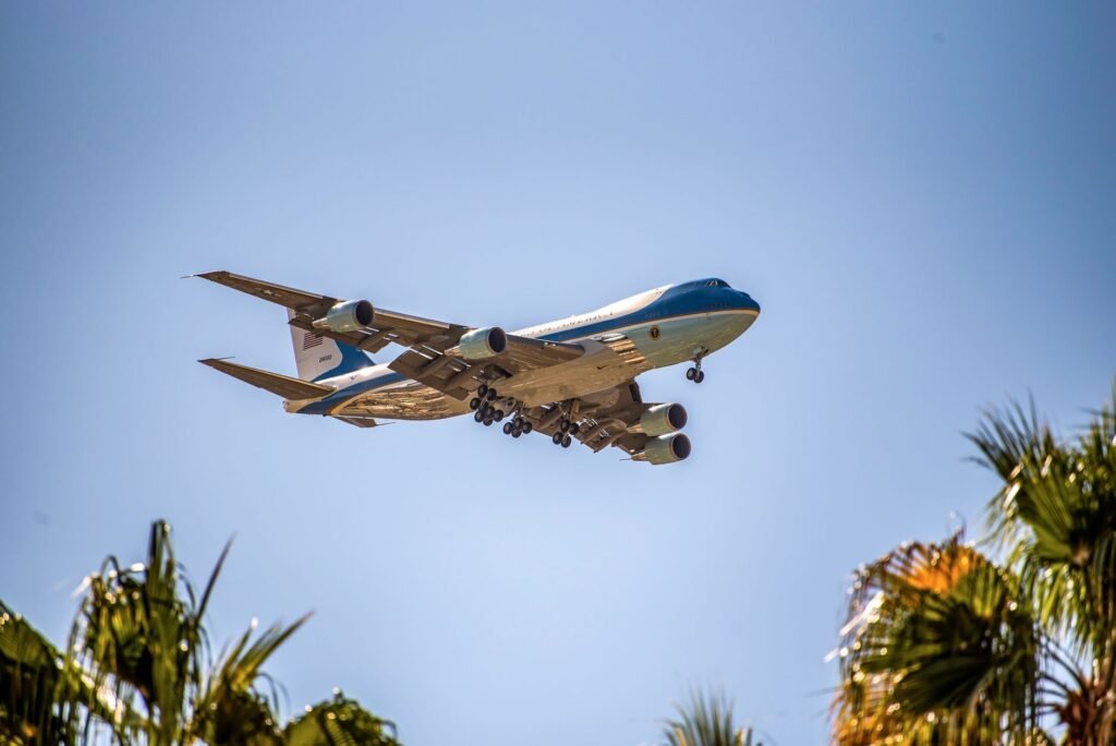 Thematic lead image: presidential security, plane swap — Trump's Reported Catering Truck Concealment Signals Deeper US Geopolitical Anxiety | National Times