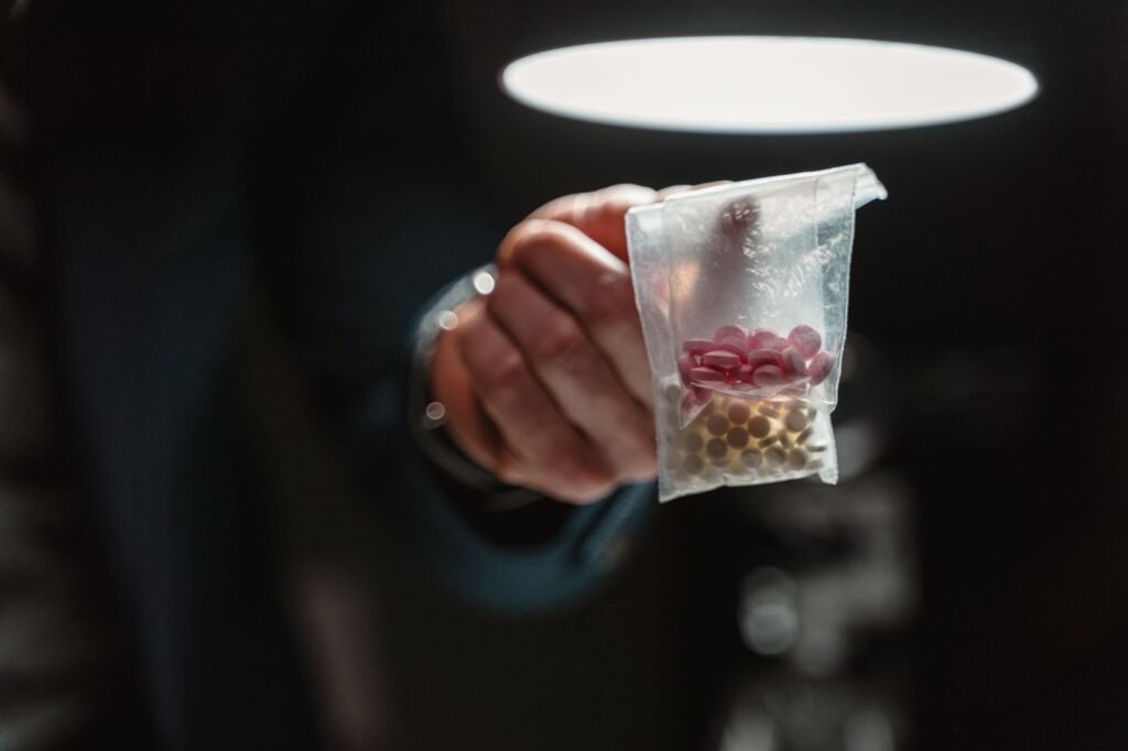 Thematic lead image: Illicit drug market, ecstasy pills — Trump-shaped ecstasy: A new vector for illicit drug market disruption | National Times