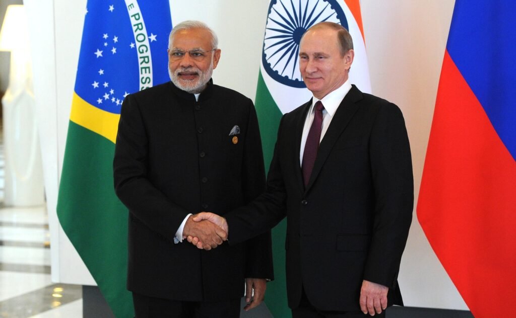 Thematic lead image: Modi Putin meeting diplomacy — Modi's Public Overture to Putin: A Strategic Reassessment | National Times