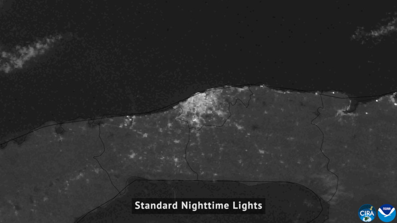 Thematic lead image: power blackout, city lights — Cuba's Blackouts: US Policy or Internal Decay Driving Energy Crisis? | National Times