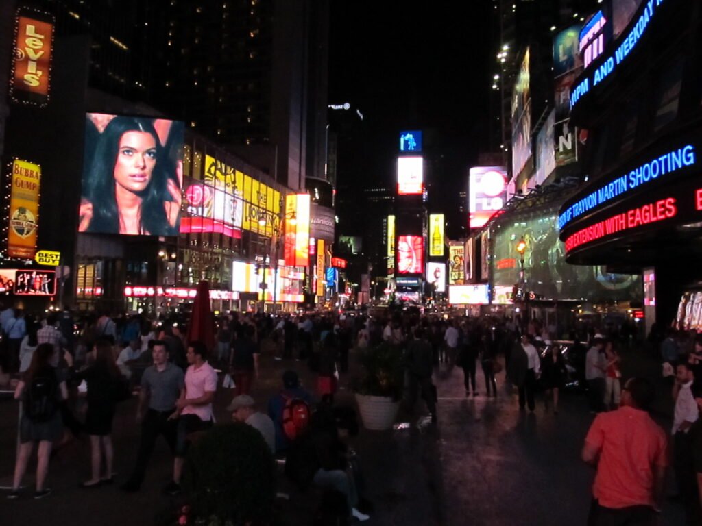 Thematic lead image: Times Square street scene — Random Violence and the Limits of Public Safety Intervention | National Times