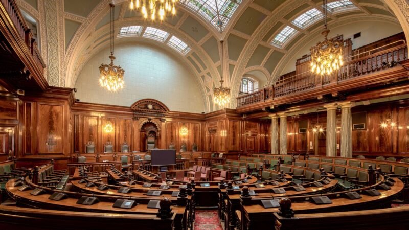 Thematic lead image: Michigan State Capitol building — Michigan Senate Race: The Erosion of Policy Discourse | National Times