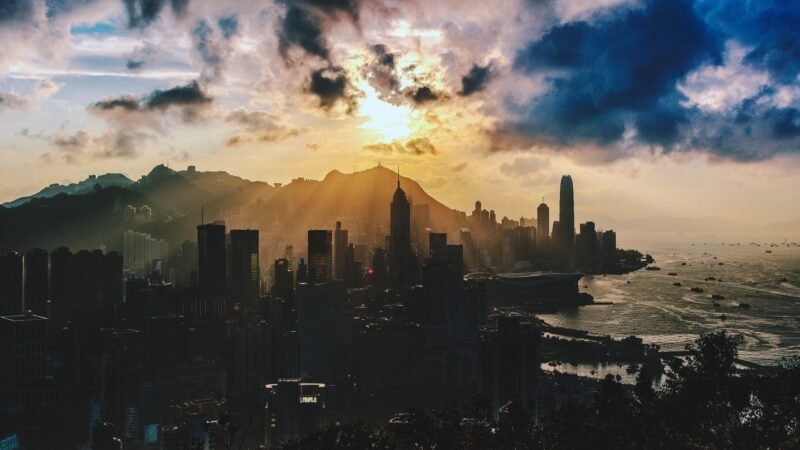 Thematic lead image: Hong Kong cityscape politics — Tung Chee-hwa's Legacy: Beijing's First Hong Kong Test Case | National Times