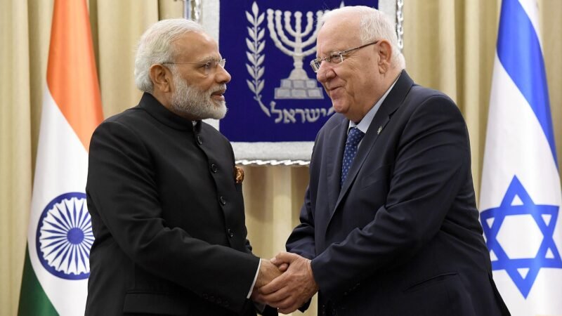 Thematic lead image: diplomacy, flags, leaders — India's Israel Embrace: A Geopolitical Reorientation Under Modi | National Times