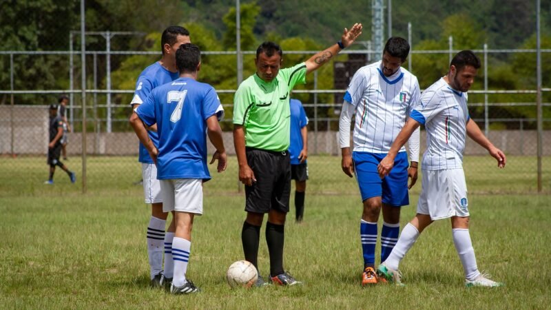Thematic lead image: football player referee — Vinicius 'Targeted' Claim Forces Scrutiny of Football Officiating Bias | National Times
