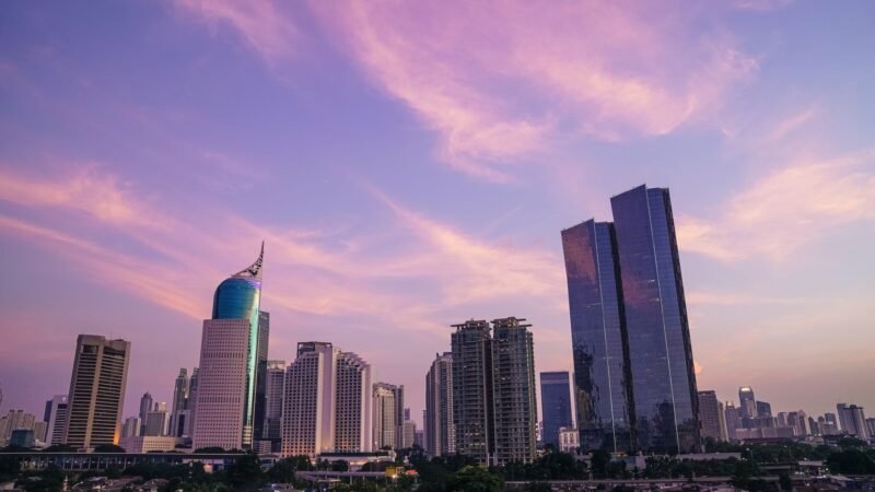 Thematic lead image: financial district, national economy — Indonesia's Fiscal Tightrope: Oil, MSCI, and the 2030 Outlook | National Times
