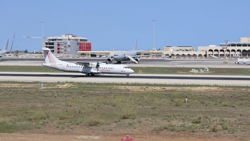 Thematic lead image: airport runway damage — Houthi Missile Strikes on Aden Airport Escalate Red Sea Strategic Tensions | National Times