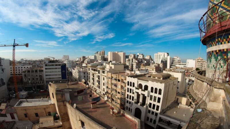 Thematic lead image: stadium construction, urban development — Morocco's Fiscal Tightrope: World Cup Ambitions Meet Social Imperatives | National Times