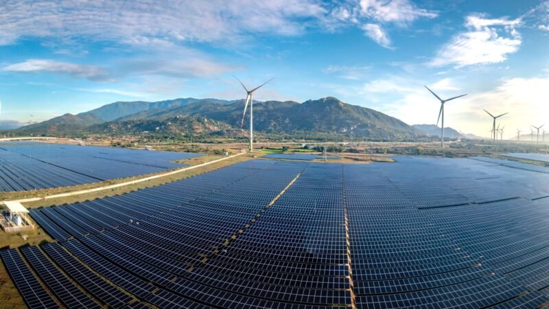 Thematic lead image: solar panels, wind turbines, electric vehicles — China's Green Exports: A Decarbonisation Accelerator or Geopolitical Wedge? | National Times