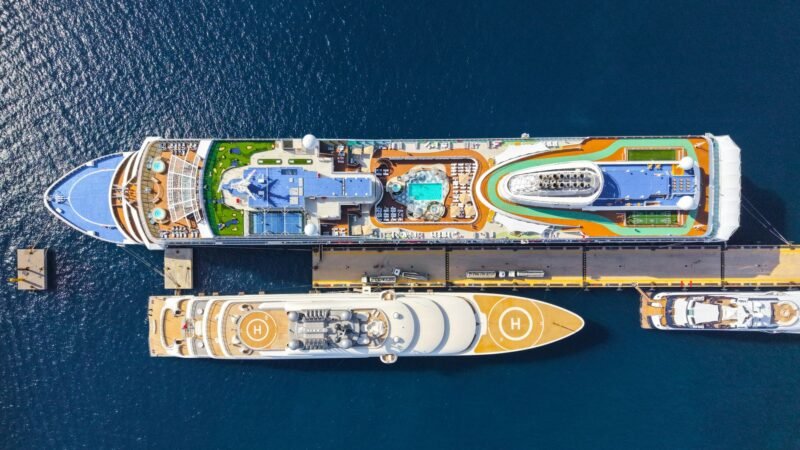 Thematic lead image: luxury cruise ship, port — Luxury Cruise Suspension: A Bellwether for Global Supply Chain Fragility? | National Times