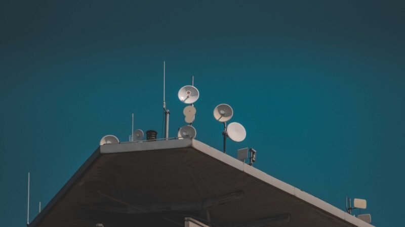 Thematic lead image: Starlink satellite dish battlefield — Starlink Restrictions Point to Emerging Geopolitical Leverage | National Times