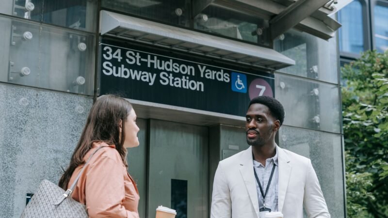 Thematic lead image: subway, political figures, informal meeting — Mamdani-Martin Subway Encounter Signals Shifting Diasporic Political Alignments | National Times